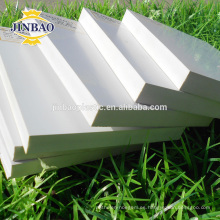 JINBAO láminas de plástico corrugado pvc blanco 4x8 para muebles